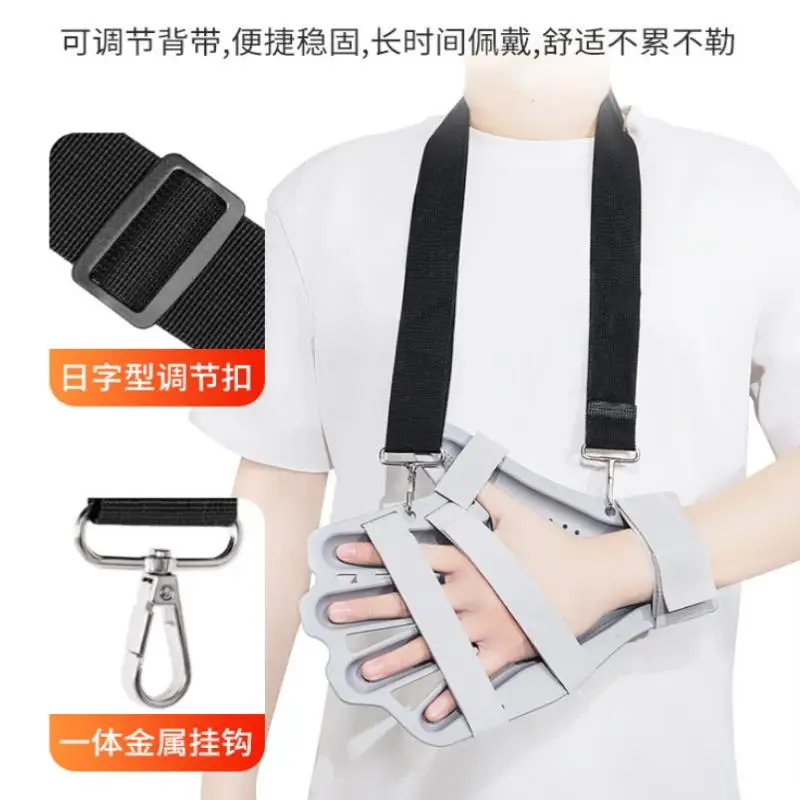 Geruchsfreie, verstellbare Handschiene, Fingerbandage, Handschuh mit Sicherheitsgurt für Sport, Gelenkschmerzen, Verletzungsrehabilitation – Detail 8