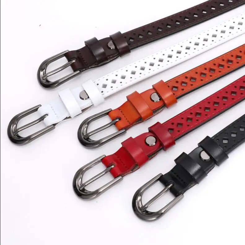 Nieuwe Vrouwen Riem Mode Riem Vrouwen Hollow Lederen Riem Naald Gesp Designer Riemen Vrouwen Hoge Kwaliteit