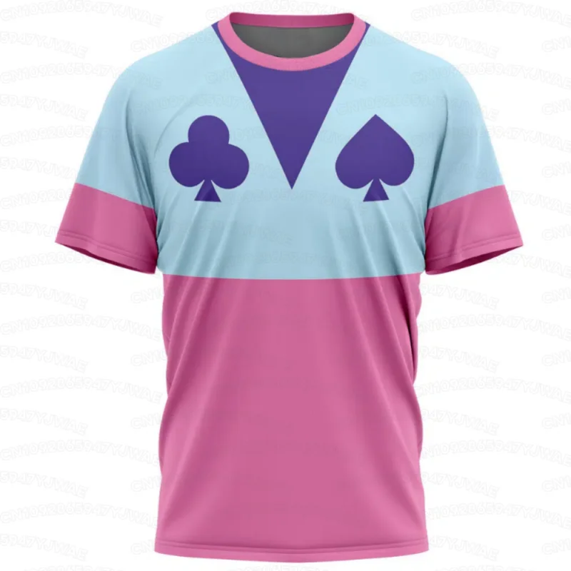 Japanese Anime Men's Women's Gon Freecs Hunter X Hunter Cosplay Jersey T-shirts 3D Print Cartoon Short Sleeve Kid T-shirt