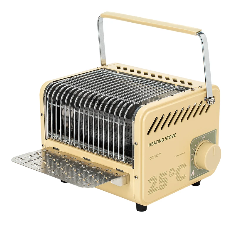 Outdoor Camping Stove ALOCS Flame Heating Stove Zone Temperature Control 1500W Cooking Tea Camping Detachable Portable Heater