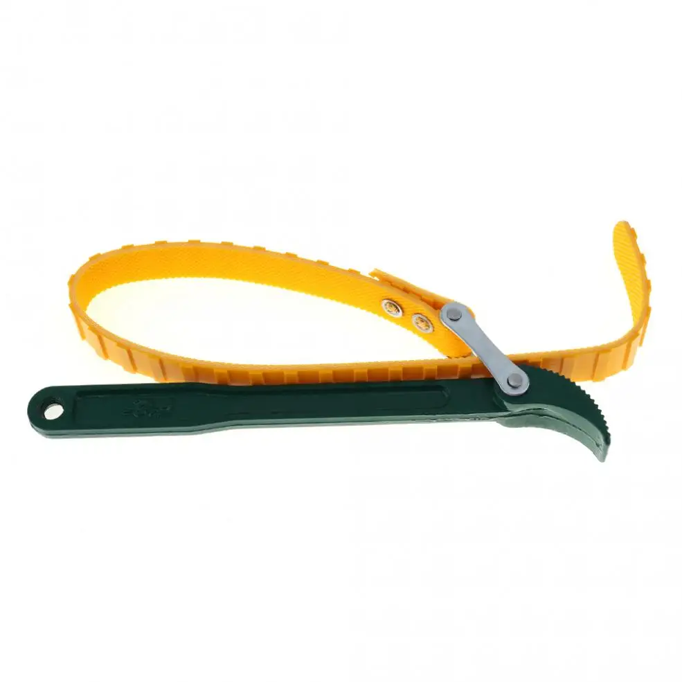 Clé à molette métrique réglable de 12 pouces, filtre à huile, outils de démontage avec sangle en caoutchouc antidérapante et poignée en acier à haute teneur en carbone