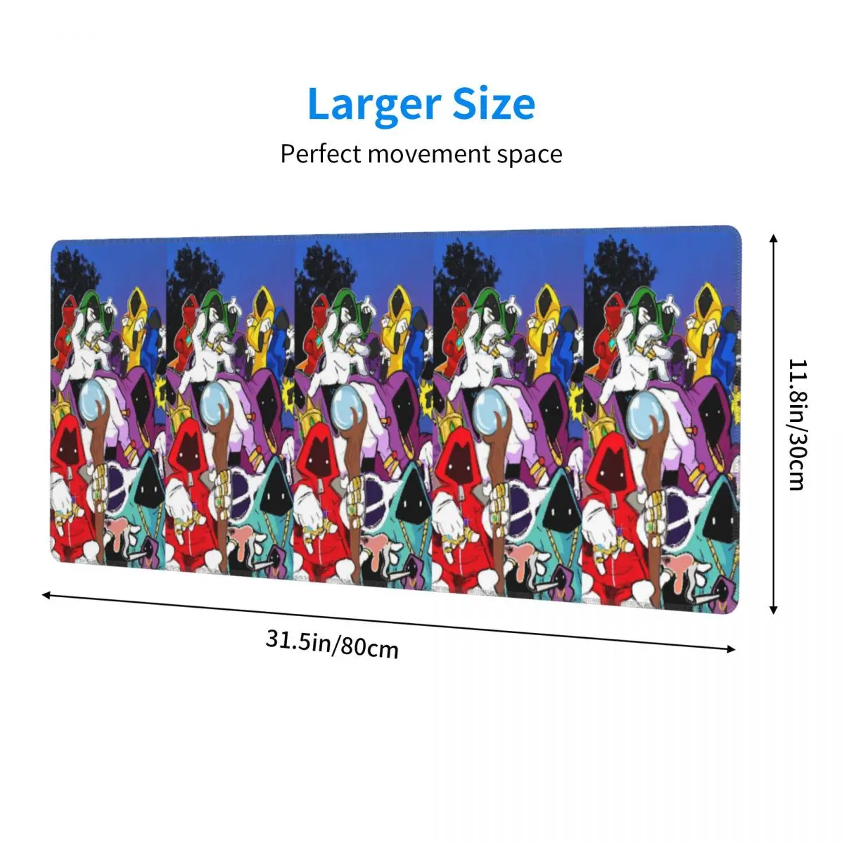 Large Mouse Pad Shadow Wizard Money Gang We Love Casting Spells Gamer PC Laptop Mats Keyboard Carpet Computer Gaming Desk Mat