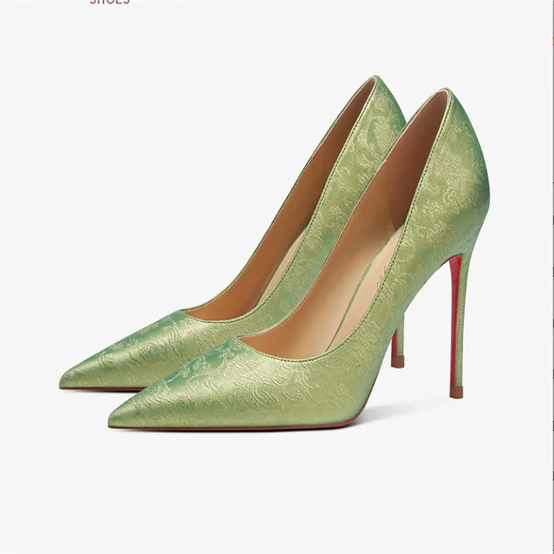 

6 8 12cm silver glitter high heels women's high heels summer autumn shiny fine high heels evening dress shiny single shoes