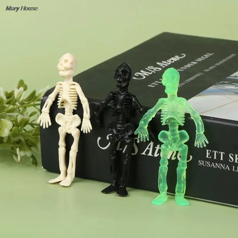 ホット 5 個スカル人形 PVC スケルトンゾンビおもちゃハロウィンホラーテーマパーティー装飾おもちゃ