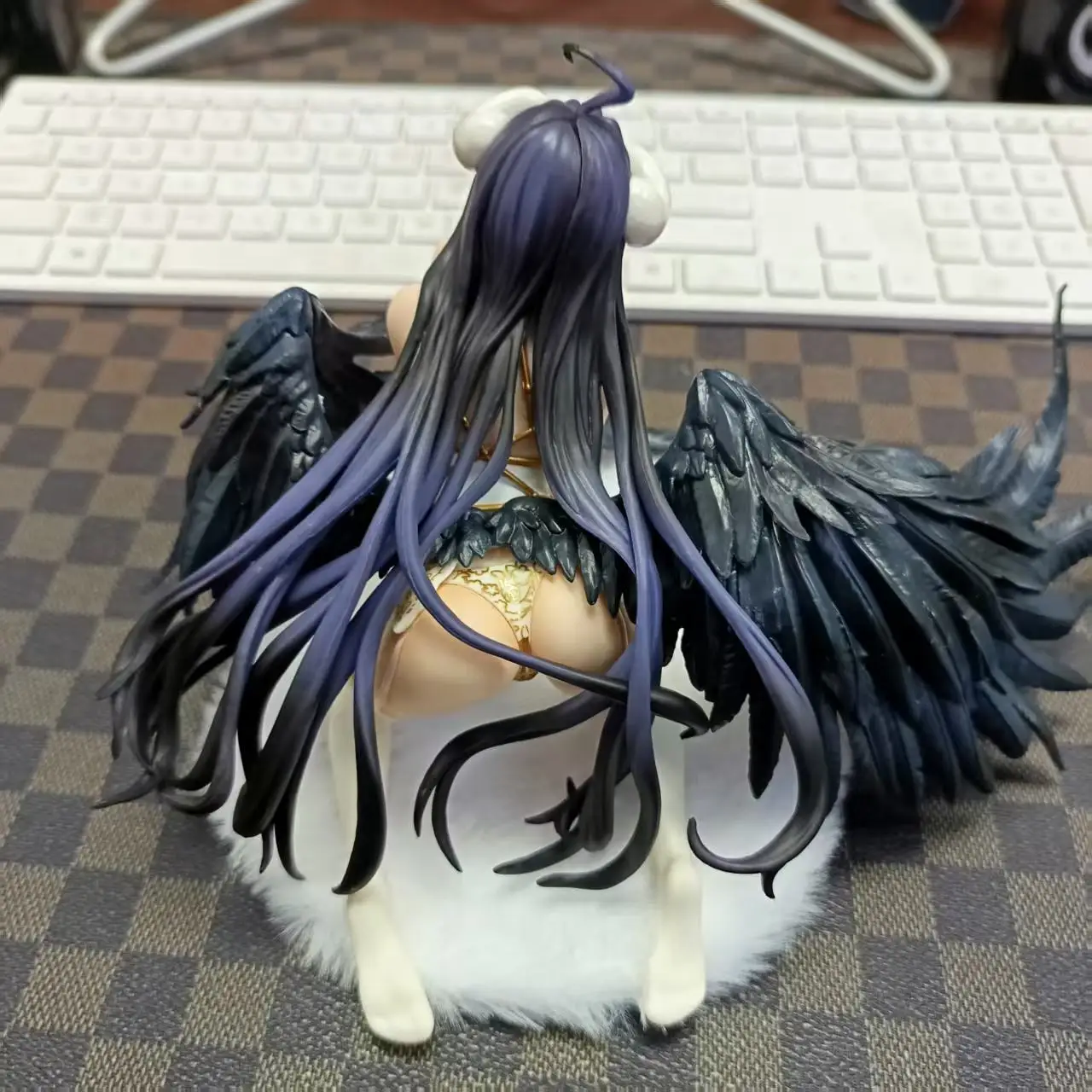 جديد 15 سنتيمتر أفرلورد ألبيدو الملابس الداخلية الشكل 1/7 كلاينيل أنيمي فتاة البلاستيكية عمل الشكل لعبة ألبيدو تمثال الكبار جمع نموذج دمية