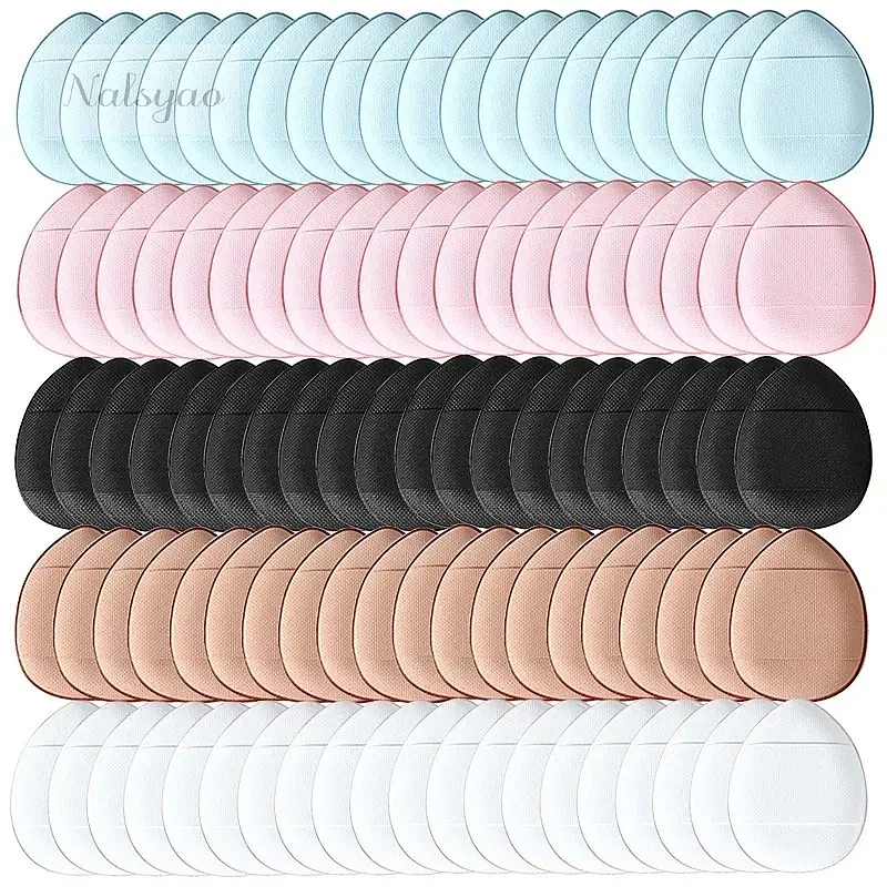 50/100PCS Mini Finger Puff Makeup Sponge Concealer Foundation Air Cushion Cosmetic Wet Dry Use Beauty Wholesale
