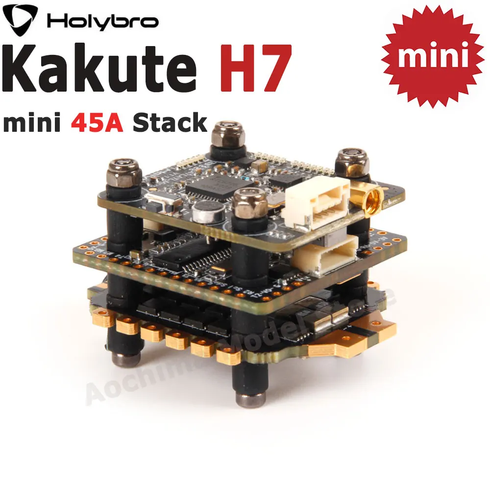 Kakute H7 Mini Flight controller Tekko32 F4 45A BLHeli_32 4in1 ESC Atlatl HV Micro 800mW VTX Stack for RC FPV Racing Drone