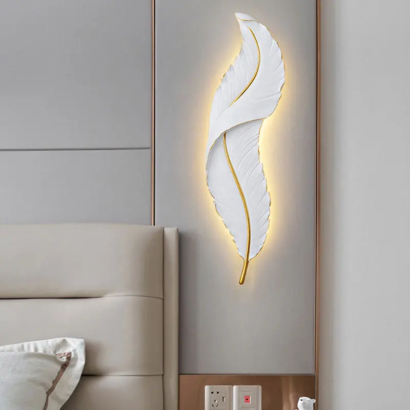 Hot selling Nordic background wall grilles, creative wall lamps, modern and minimalist bedside hallways, internet celebrities, p