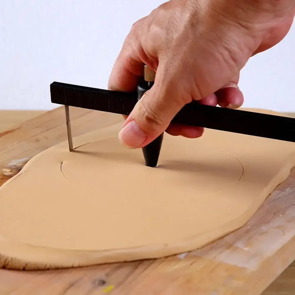 Keramik Ton Werkzeuge Kompass Kreisschneider Messschieber für Ton Keramik Keramik Schnitt 1-34 cm Schneiden DIY Herstellung Handwerk Werkzeuge Zubehör
