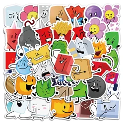 52pcs Battle for Dream Island Sticker Cartoon Pattern Flower Graffiti for Laptop Guitar Skateboard Luggage Waterproof Decals Toy