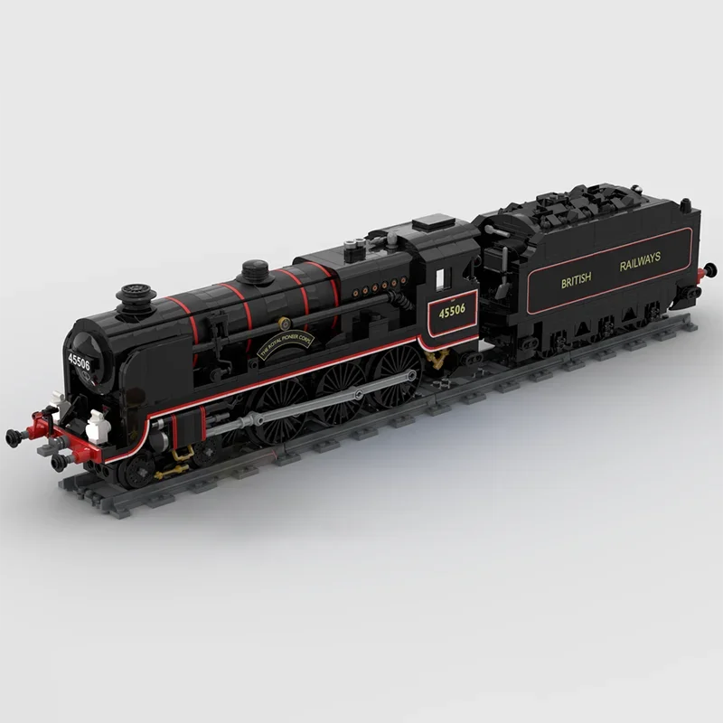 

Moc Hot Toys New City Retro Steam Train LMS Patriot Large-Scale Technical Brick Building Blocks Set Toys For Adults Children