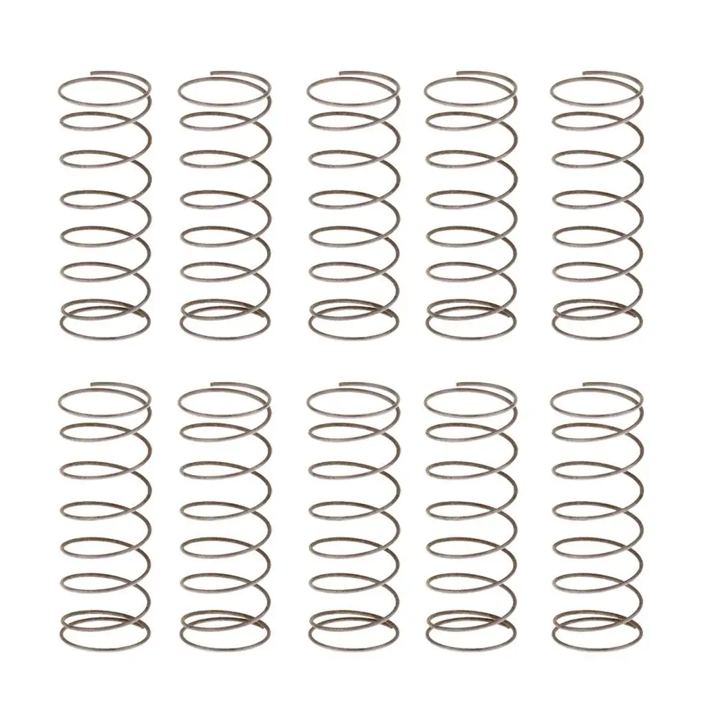 Pacote de 10 molas de trombone de metal para acessório de substituição de trombone