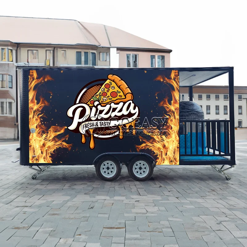 Flexible and Custom Food Vending Trailer - Adapts to Market Trends