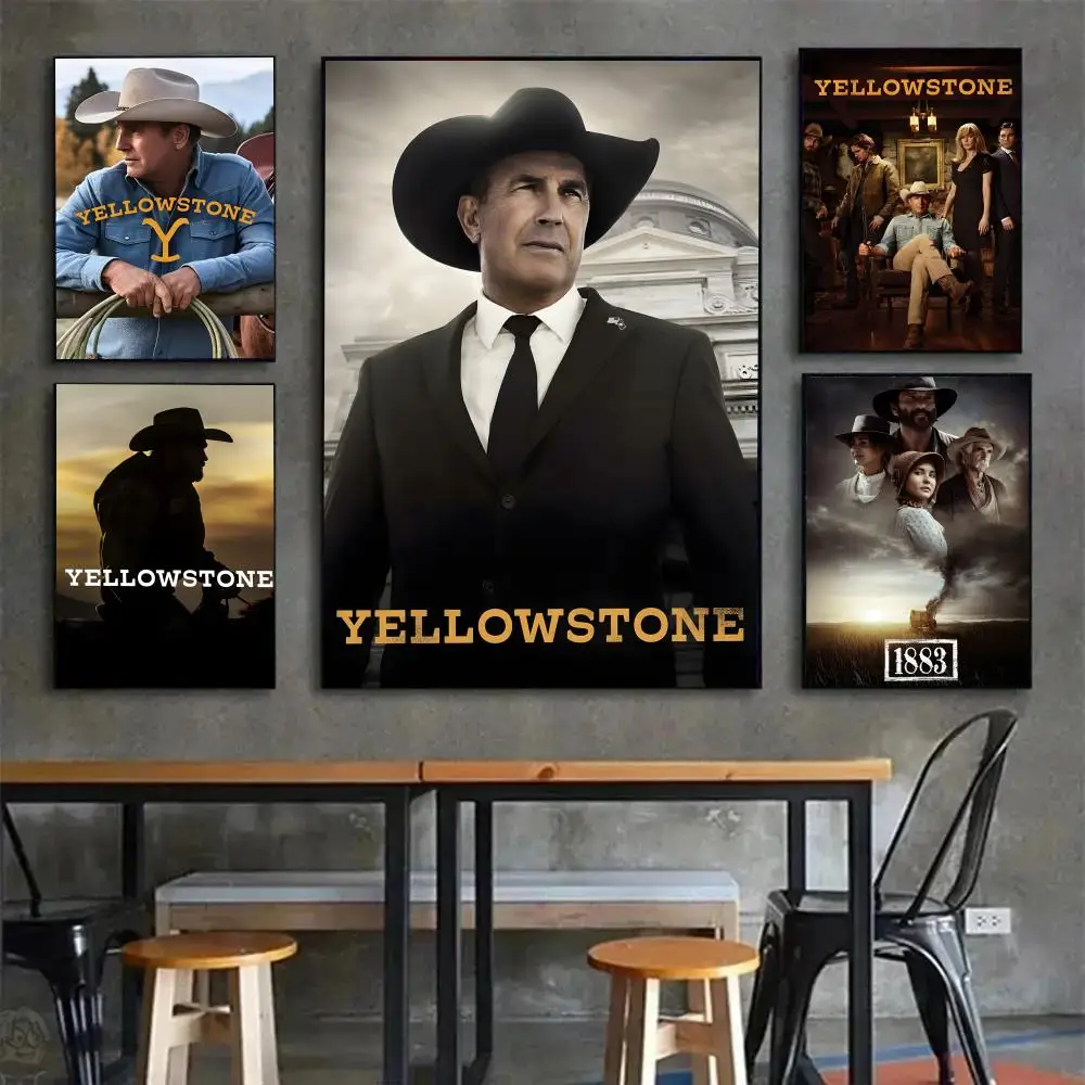 US TV series Y-Yellowstone Poster  Poster Wall art print art suitable for living parlor home decoration gift