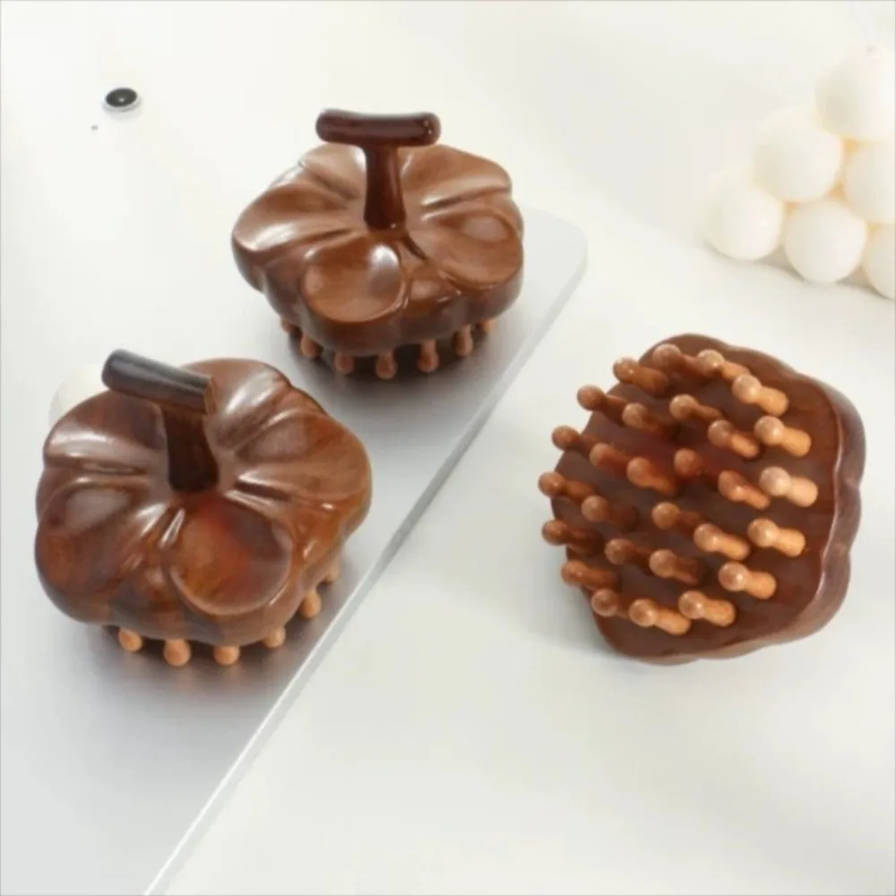 

Multi-Functional Massage Comb Sandalwood Guasha Scraping Body Massager Smooth Hair Blood Circulation Meridian Massage Comb