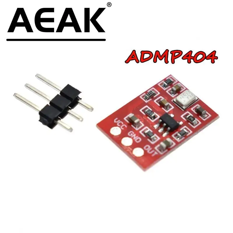 ADMP401 ADMP404 MEMS scheda modulo Breakout microfono per Arduino Universal 1.3cm * 1cm 1.5 a 3.3VDC con pin