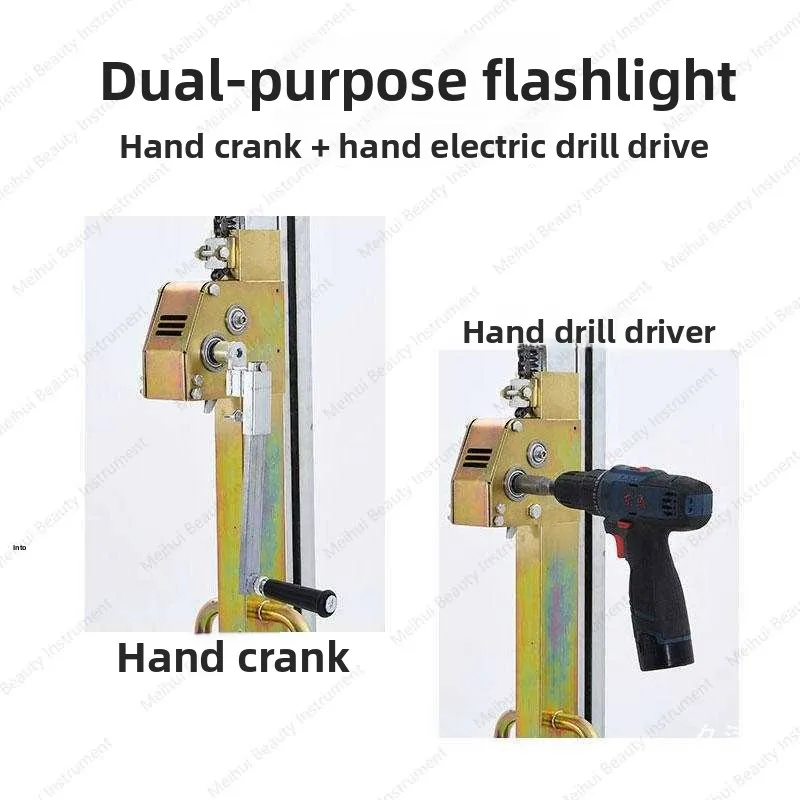 Loading Lift Handling Stacker Forklift Lift Portable Folding Cart Household Wardrobe Cabinet Lift