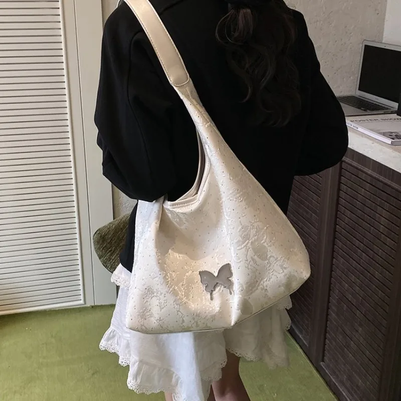 Stylish Designer Commuter Diaper Bag For Women Luxury Large Capacity Tote Elegant Leather Crossbody Shoulder Bag Fashion