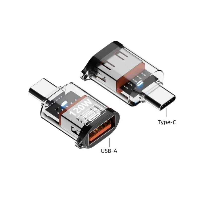 W89C محول USB C ذكر إلى محول USB أنثى محول النوع C OTG محول