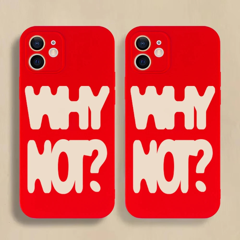 Funny Graffiti English Words Phone Case For iPhone 16 15 14 13 12 11 Pro Max Mini X XS XR SE 7 8 Plus Shockproof Dustproof Cover