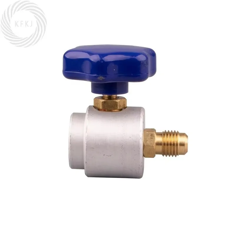 

Hot For 1pcs R22 R134a R410A GasThread Adapter Auto AC Can Tap Low Pressure Dispensing Valve Bottle Opener
