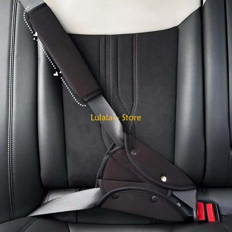 Y4QA Children's Safety Belt Cushion Set Comfortable Padding Shoulder & Belly Pad