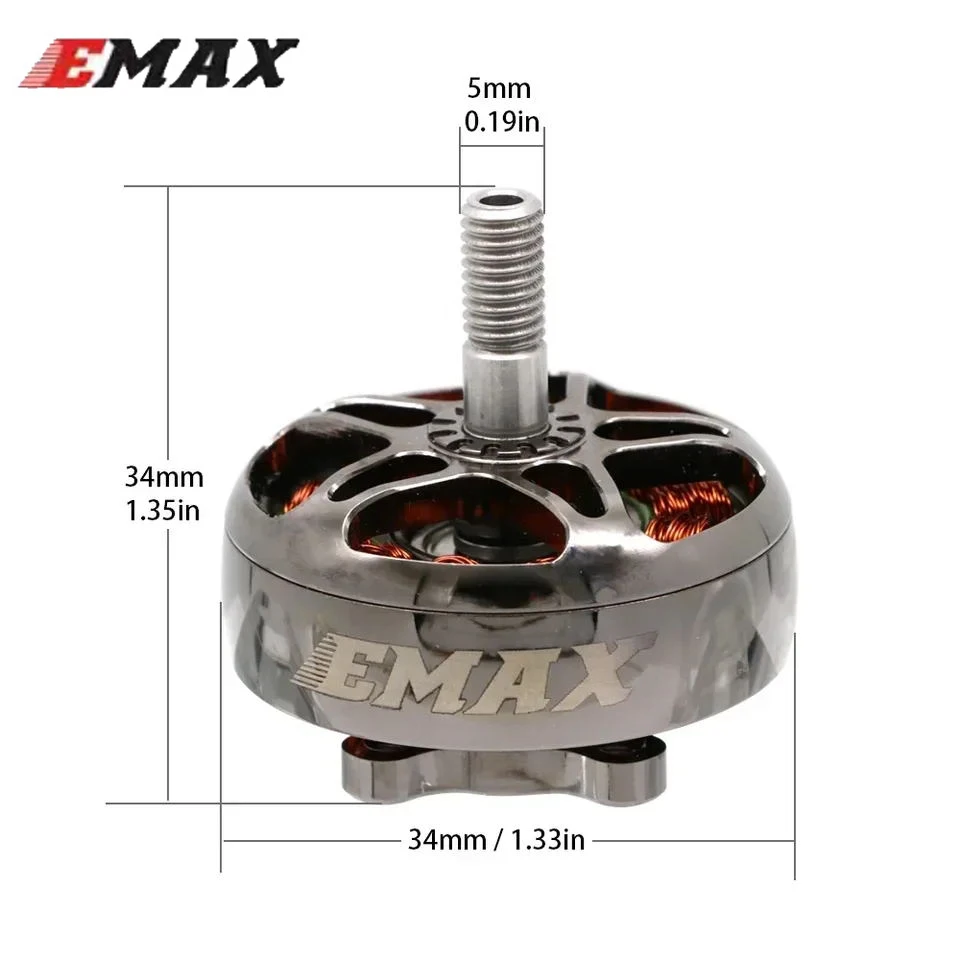 EMAX ECOII Series eco ii 2807 drone Motor 6S 1300KV 1500KV 1700KV Motor Brushless RC For7 " FPV Racing Drone Toy