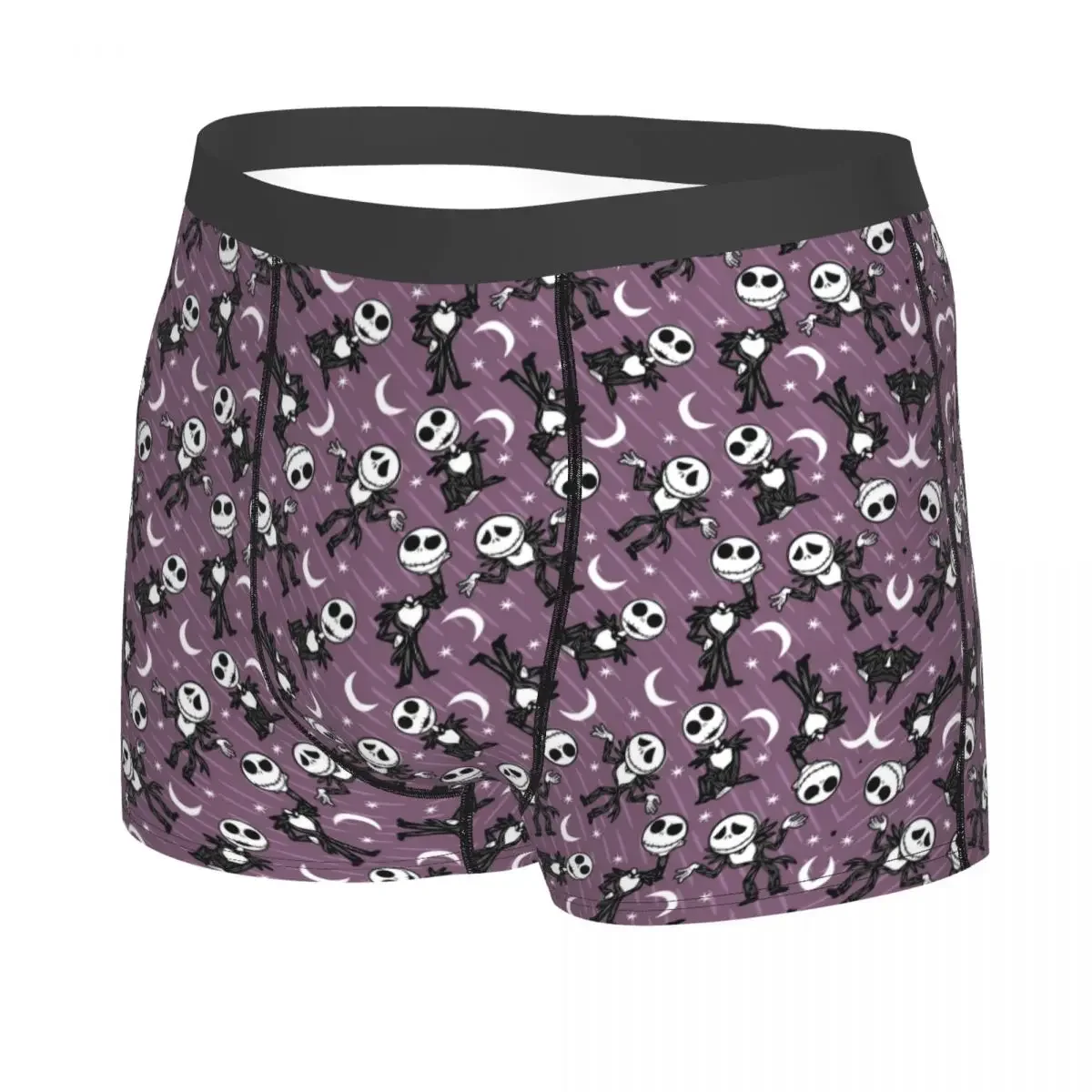 Custom Boxers Shorts Mens Halloween Movie Jack Skullington Briefs Underwear Novelty Underpants