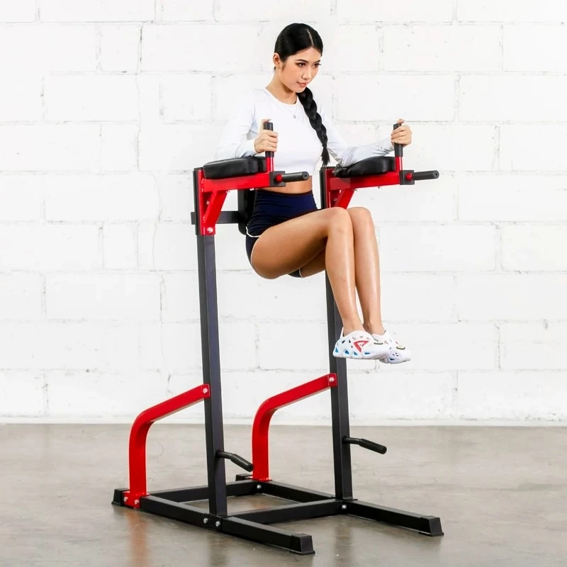 Power Tower Dip Station Pull Up Bar Home Gym Workout Station for Knee Raise Push Up Strength Training