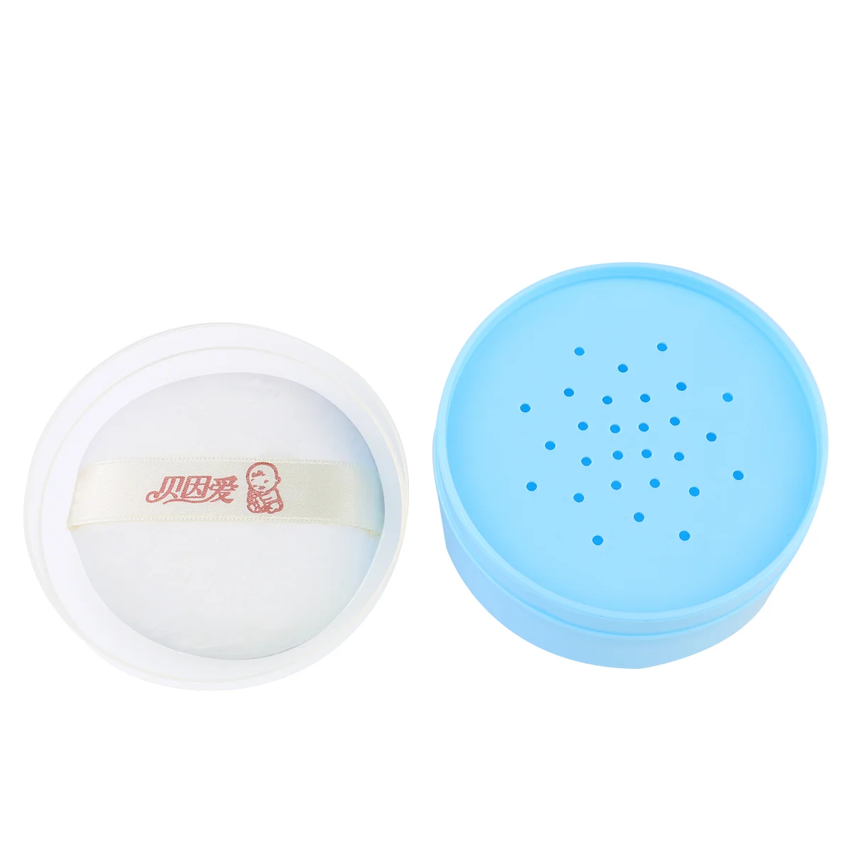 Body Powder Box Baby Puff Container Case Talcum Skincare Kids Nail Kit Portable