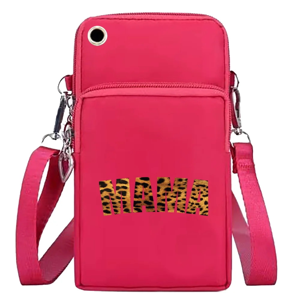 Mobile Phone Bag Women Fashion Crossbody Bags Wallets Mom Series Arm Pack for Apple/Huawei/Xiaomi Universal Cell Phone Packet