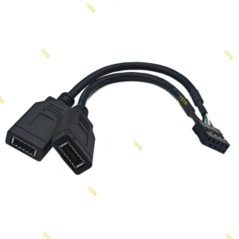 15YA USB2.0 9PIN до двойного типа e Ключ