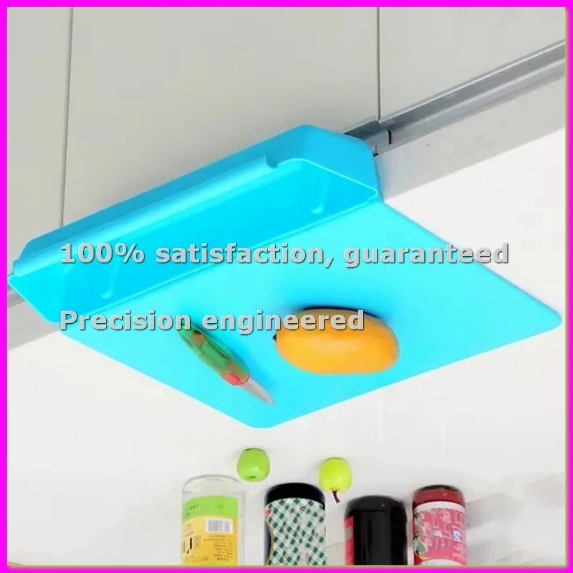 

Утолщенная пластиковая разделочная доска 2-в-1 Candy Color Kitchen Practical с отсеком для овощей, зеленая - AD23