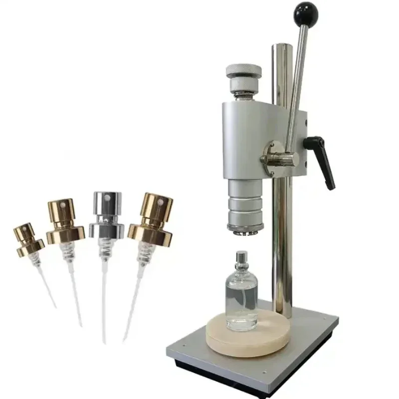 Manual desktop perfume crimping machine for perfume bottles