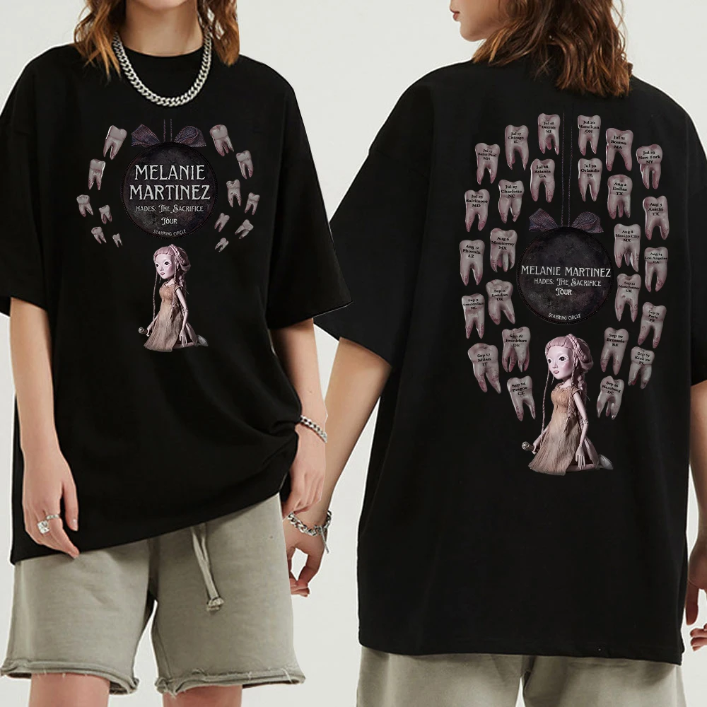 Melanie Martinez Hades The Sacrifice Tour T-shirt Men Women Harajuku Streetwear Short Sleeve Y2k Shirt
