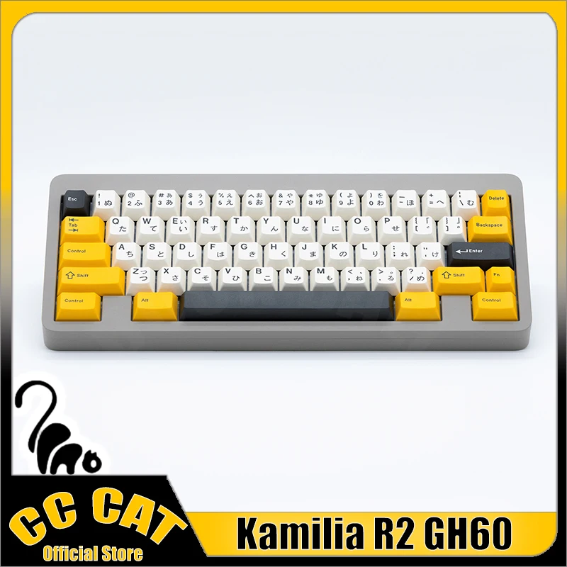 

Kamilia R2 Gh60 Mechanical Keyboard Bluetooth Keyboard Compatible With Mx /Magnetic Switch Wk/Wkl/Hhkb Customized Keyboards