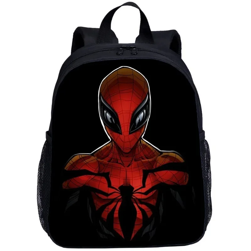 Marvel os vingadores spiderman filmes periféricos impressão dos desenhos animados das crianças grande capacidade anti-estrangulamento respirável zíper mochila