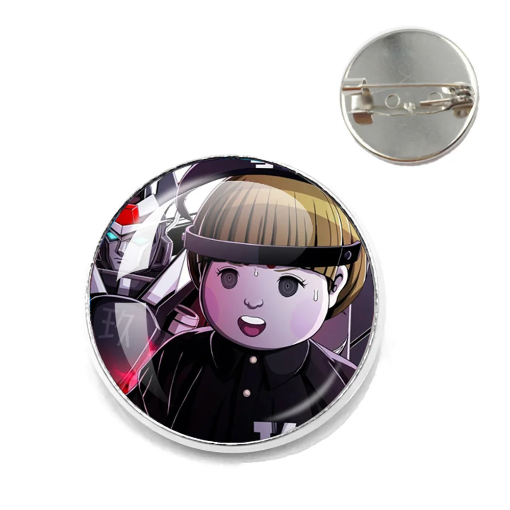 Cartoon Brooch Button Pin The Hundred Line Last Defense Academy Hat Decor Jewelry Accessories Badge Fans Gift