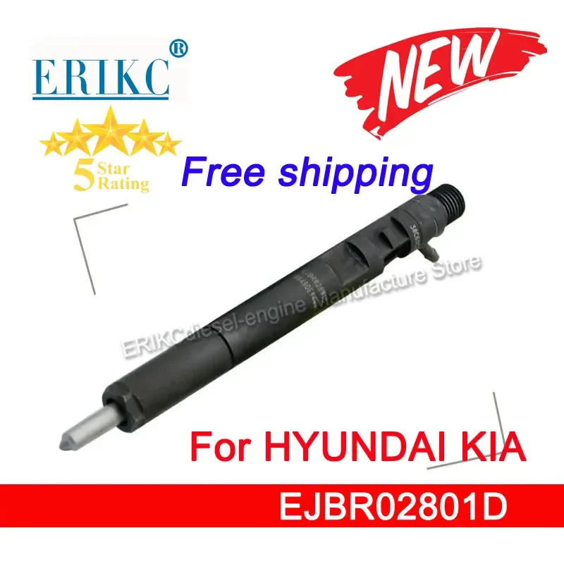 Free Shipping 33800-4X500 Fuel Injectors for Hyundai Terracan KIA Carnival Sedona 2.9L CRDi 33801-4X500 33801-4X510 EJBR02801D