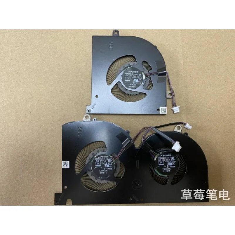 Original for MSI Creator17 GS76 WS76 CPU GPU COOLING FAN MS-17M1 A pair