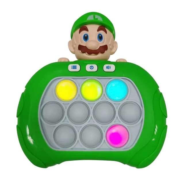 Videospiel Pop It Pro, leichtes, stressresistentes Schaumstoffspielzeug, schnelles Push-Sensorikspielzeug mit Sound, Geschenke für Erwachsene und Kinder