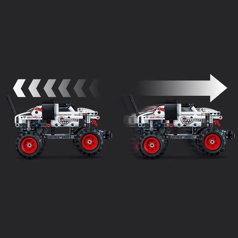 Technical Spotted Dog Off-road Racing Building Blocks Hypercar 42150 Brick Cross Country Vehicle  Model Toys Kid Adult For Gifts