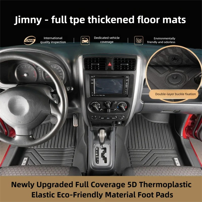 NEW 5D TPE Floor Mats For Suzuki Jimny 2000-2026 3door 2023-2026 5doors LHD Full Coverage Waterproof Accessories