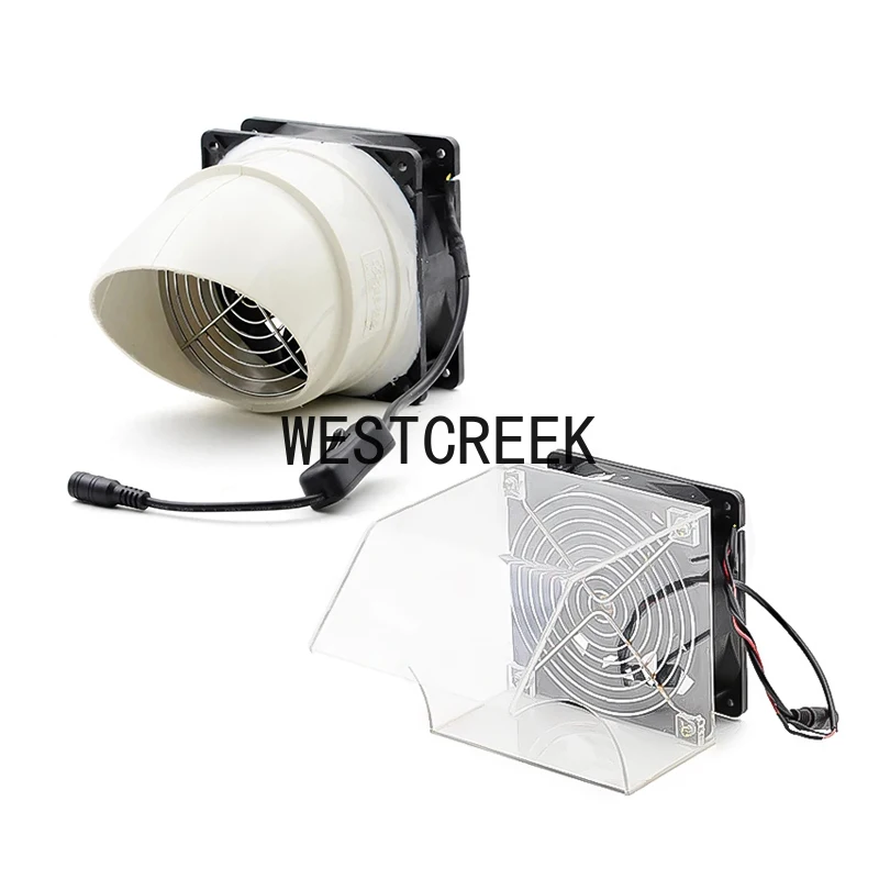 Jewelry Polishing Goldsmith Tool Gold Powder Suction Fan Carving Dust Exhaust Machine Plexiglass Cover Extractor Fan with Light