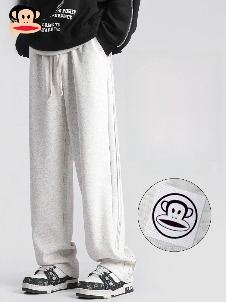 

Мужские повседневные брюки Paul Frank с отворотами, свободного кроя, прямые, спортивные, для весеннего сезона, со средней посадкой, на резинке