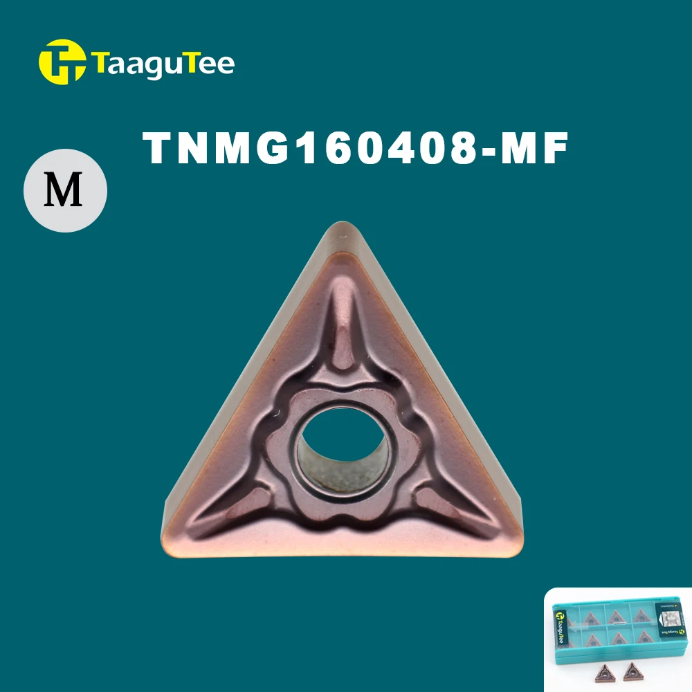 mf Tt1125 Inserções de Carboneto Torneamento Externo Ferramentas de Torneamento Metal Máquina Lâmina Peças Torno Corte 10 Peças Tnmg160408