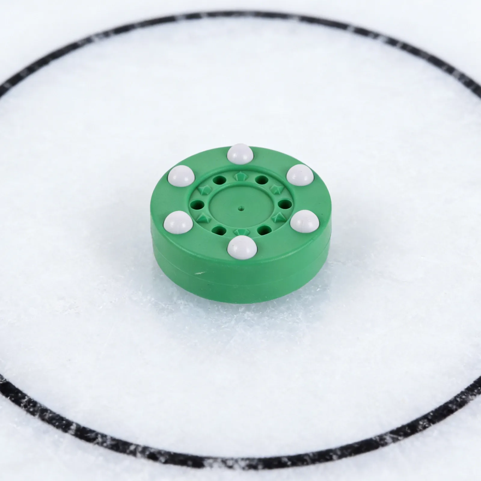 

Хоккейная шайба для роллер-хоккея, 3 дюйма, зеленая, пластиковая, 6 шариков, устойчивая, для тренировок, отработки передач, для использования в помещении и на улице, для соревнований и практики