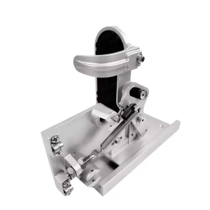 Silver Mechanical Side Control Throttle Pedal for Outboard Motor External Operation Lever Handle Boat Marine Engine Accessory