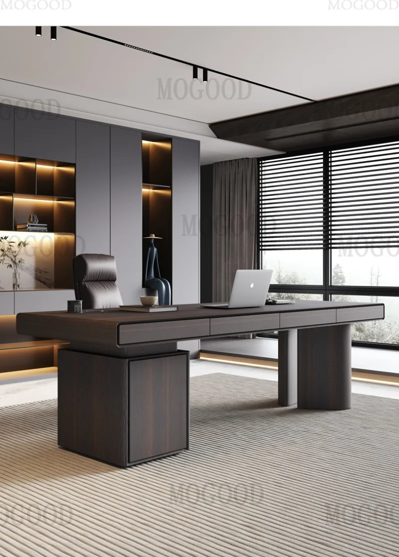 مكتب إيطالي بسيط من الخشب الصلب مصباح منزلي للكبار فاخر لغرفة المعيشة وغرفة المعيشة والكهرباء المكتبية #6