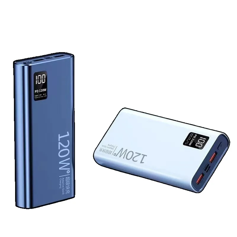 57000mAh Ultra Thin Power Bank 120W Super Fast Charging PD Portable External Battery Universal For IPhone Android Xiaomi Samsung